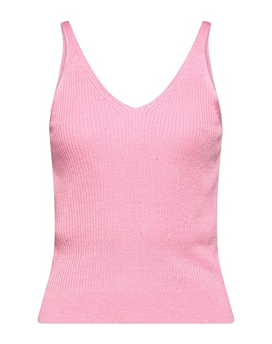 MAX & MOI Top Pink 58% Silk, 33% Linen, 7% Cashmere, 2% Textile fibres