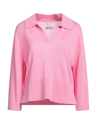 MAX & MOI Pullover Rosa 58% Seta, 33% Lino, 7% Cachemire, 2% Altre Fibre