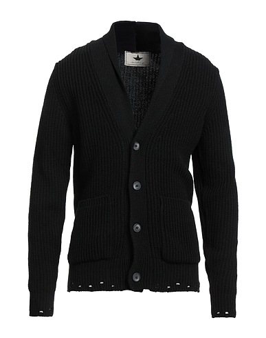 MACCHIA J Cardigan Nero 60% Acrilico, 20% Lana, 20% Viscosa