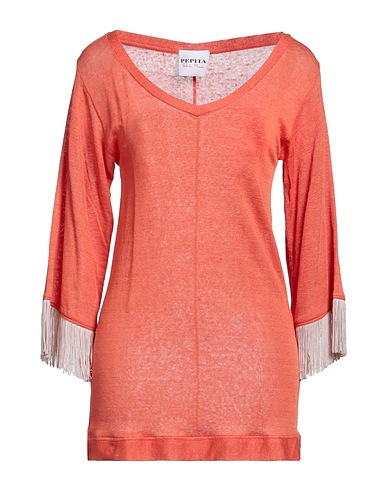 PEPITA Jumper Rust 96% Linen, 4% Elastane