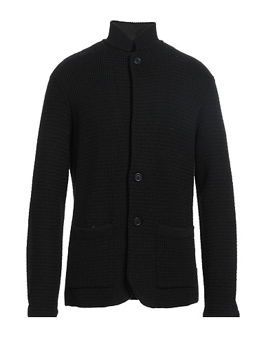 ARMANI EXCHANGE Cardigan Black 50% Polyester, 25% Polyamide, 25% Virgin Wool