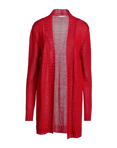 BELLWOOD Cardigan Rosso 100% Lino