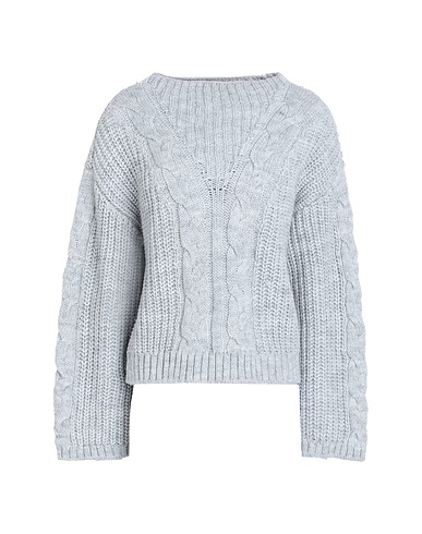 DKNY Pullover Grigio chiaro 54% Poliestere riciclato, 34% Acrilico, 8% Poliestere, 4% Nylon