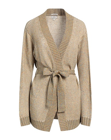 WOOLRICH Cardigan Sage green 73% Linen, 27% Cotton