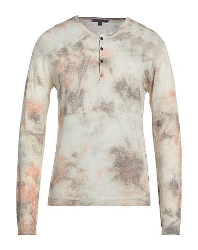 JOHN VARVATOS Pullover Beige 55% Lana Merino, 45% Lino