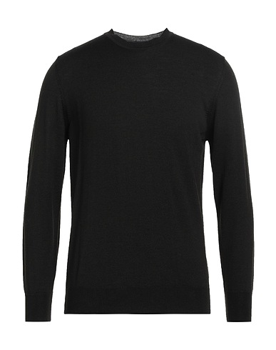 ARMATA DI MARE Sweater Dark brown 50% Wool, 50% Acrylic