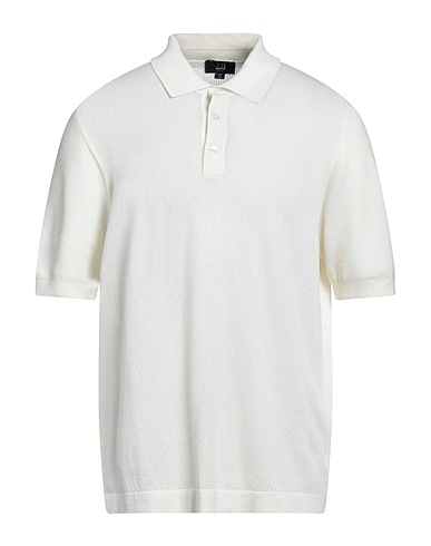 DUNHILL Jumper White 70% Cotton, 30% Mulberry silk