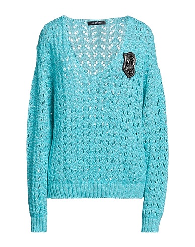 ODI ET AMO Pullover Azurblau 70% Baumwolle, 30% Polyacryl