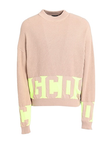 GCDS Jumper Beige 100% Cotton