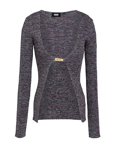 GCDS Sweater Midnight blue 70% Viscose, 15% Polyester, 15% Metallic fiber