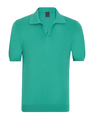 8 by YOOX Sweater ORGANIC COTTON BASIC CREW-NECK
 Green 100% Organic cotton