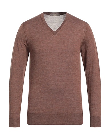 CRUCIANI Pullover Marrone 100% Lana