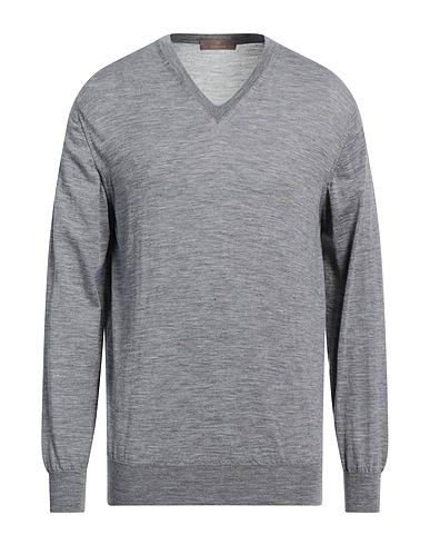 CRUCIANI Jumper Grey 100% Wool