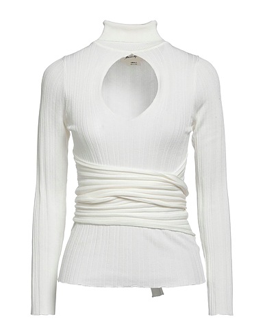 THE LINE BY K Polo neck Off white 60% Nylon, 40% Viscose