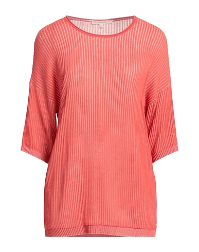TORTONA 21 Jumper Salmon pink 100% Cotton