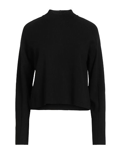 EMPORIO ARMANI タートルネック ブラック ナイロン 52% / レーヨン 38% / カシミヤ 10%