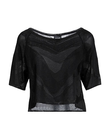 JUST CAVALLI Jumper Black 81% Viscose, 11% Cotton, 6% Polyester, 2% Polyamide