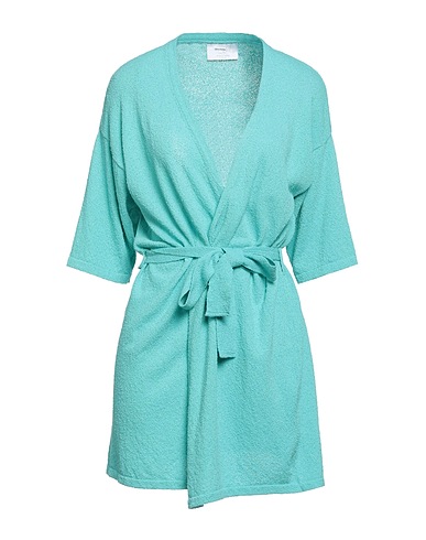 DANIELE FIESOLI Cardigan Turquoise 74% Organic cotton, 26% Recycled polyamide
