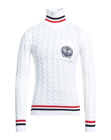 BALMAIN Polo neck White 100% Cotton