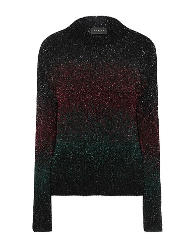 GAëLLE Paris Sweater Black 67% Polyamide, 33% Metallic fiber