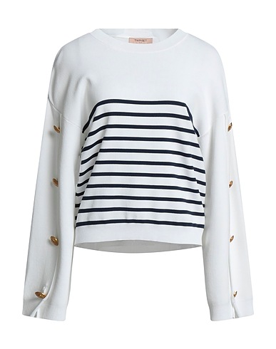 TWINSET Jumper White 55% Viscose, 45% Polyamide