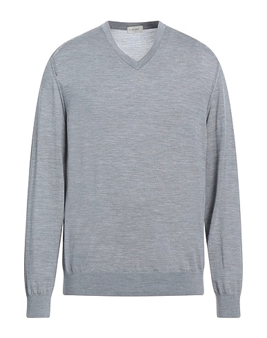 Z ZEGNA Pullover Grau 100% Wolle