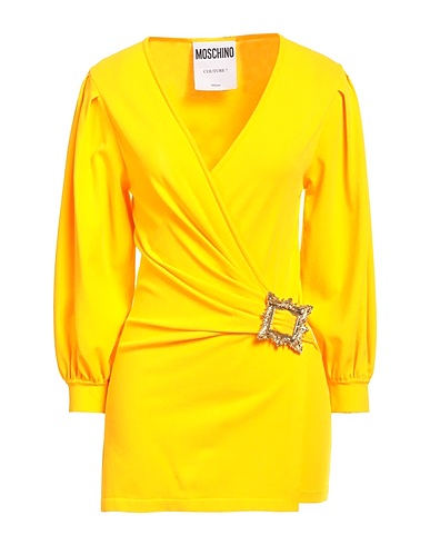 MOSCHINO Sweater Yellow 86% Viscose, 14% Polyester
