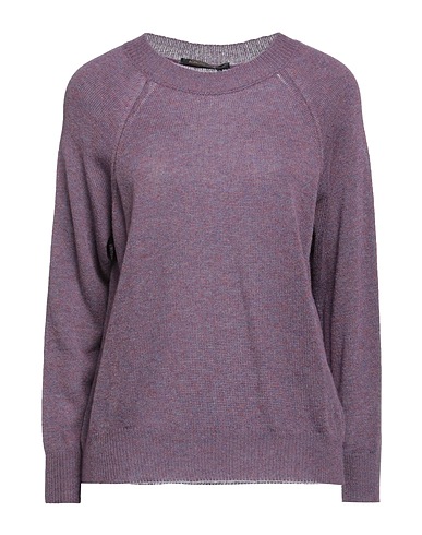 AGNONA カシミヤニット パープル カシミヤ 79% / シルク 21%