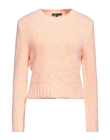 MAJE Jumper Salmon pink 67% Cotton, 16% Polyamide, 9% Acrylic, 8% Mohair wool