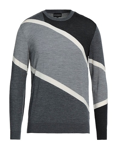 EMPORIO ARMANI Sweater Light grey 100% Virgin Wool