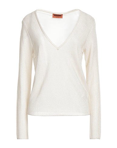 MISSONI Pullover Elfenbein 62% Viskose, 20% Polyester, 18% Polyamid