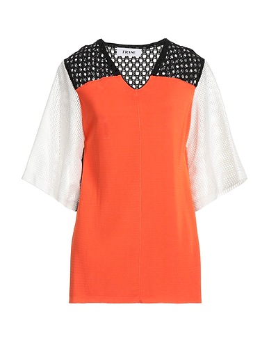 FRASE FRANCESCA SEVERI Jumper Orange 100% Viscose, Polyester, Cotton
