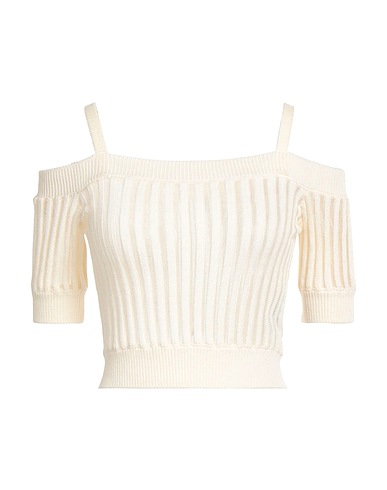 JUST CAVALLI Jumper Ivory 80% Cotton, 14% Polyamide, 6% Polyester