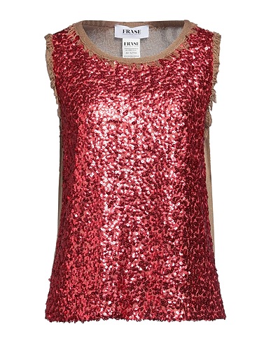 FRASE FRANCESCA SEVERI Jumper Red 82% Viscose, 18% Polyester