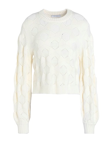 NINETY PERCENT Jumper Ivory 72% Viscose, 28% Recycled polyester