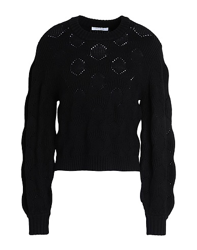 NINETY PERCENT Sweater Black 72% Viscose, 28% Recycled polyester