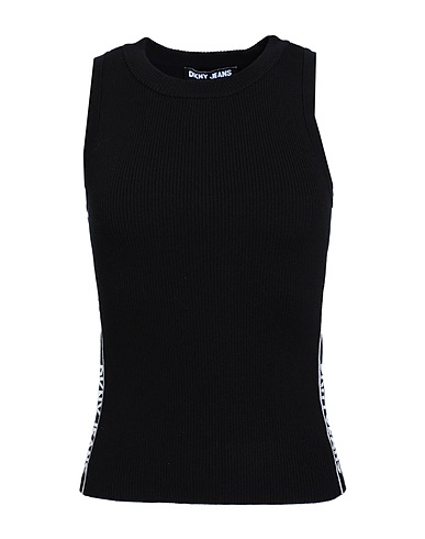 DKNY Top Nero 70% Cotone, 30% Nylon