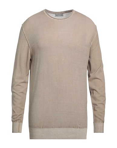 DANIELE ALESSANDRINI HOMME Pullover Khaki 100% Baumwolle