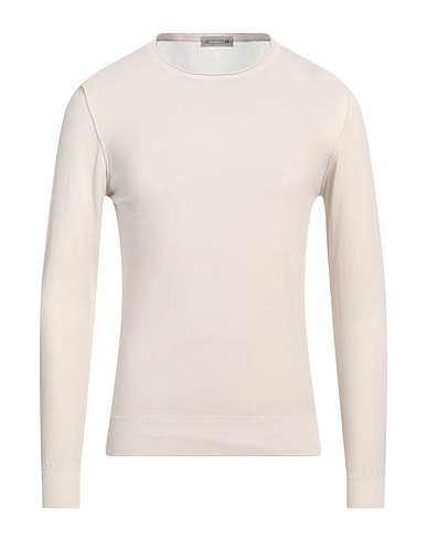 DANIELE ALESSANDRINI HOMME Jumper Beige 100% Cotton