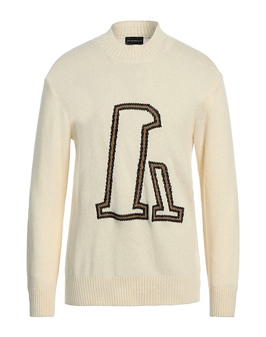 EMPORIO ARMANI Pullover Panna 70% Lana di alpaca, 30% Poliammide