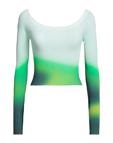 OFF-WHITE™ Jumper Light green 83% Viscose, 17% Polyester