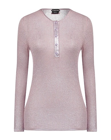 TOM FORD Cashmere jumper Lilac 70% Cashmere, 30% Silk, Polyester, Calfskin