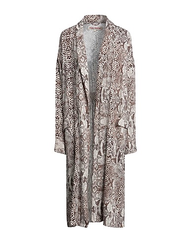 FREE PEOPLE Full-length jacket Beige 100% Viscose