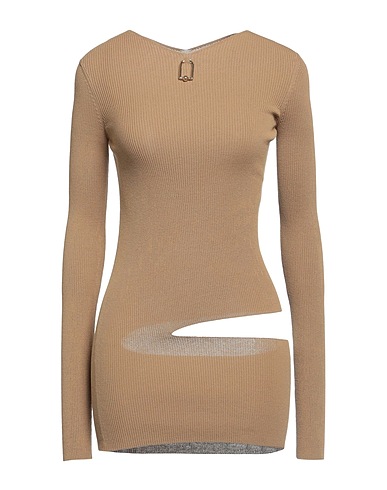QUIRA Pullover Cammello 82% Cotone, 18% Poliammide