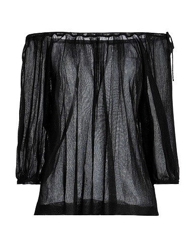 SUOLI Pullover Nero 75% Viscosa, 25% Poliestere
