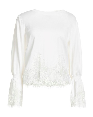 HOTEL PARTICULIER Jumper White 55% Cotton, 45% Acrylic