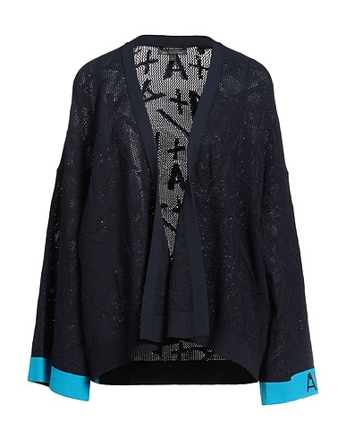 ARMANI EXCHANGE Cardigan Blu notte 55% Viscosa, 45% Poliammide