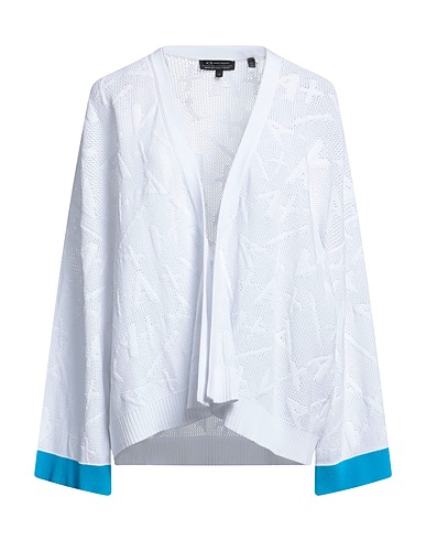 ARMANI EXCHANGE Cardigan Bianco 55% Viscosa, 45% Poliammide