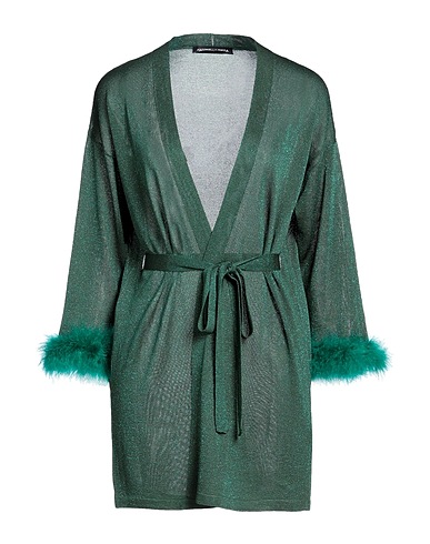 ANTONELLA RIZZA Cardigan Green 80% Viscose, 20% Polyester, Feather
