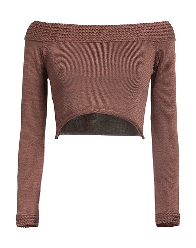 ANTONELLA RIZZA Jumper Chocolate brown 100% Nylon